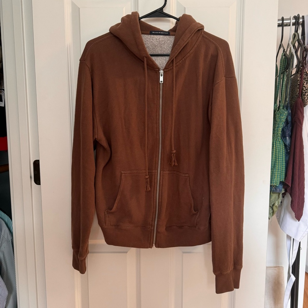 Brandy Melville zip up hoodie